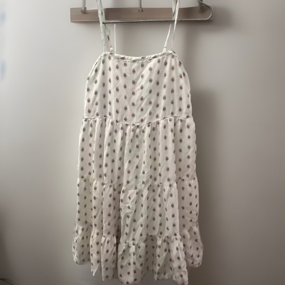 Sim & Sam Babydoll Mini Dress‎ Size XL Floral Coquette Fairy Y2K Pink White